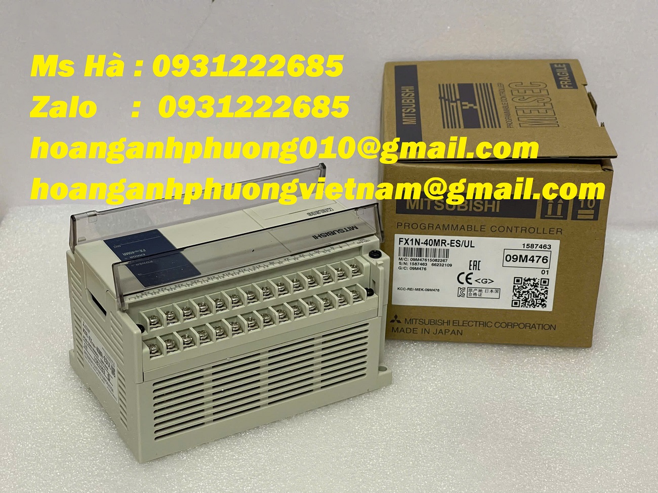 Mua ngay không lo về giá - PLC mitsubishi FX1N-40MR-ES/UL mới 100%